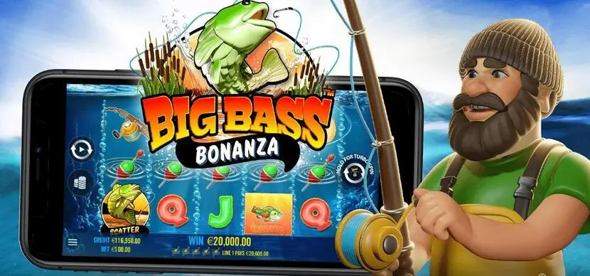 The gameplay in Big Bass Bonanza